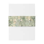 Mountain Wildflower Garden Invitation Belly Band 招待状ベリーバンド (裏面例)