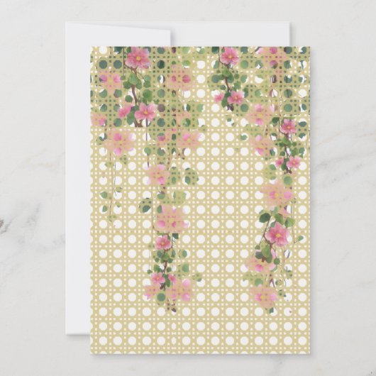 Mountain Wildflower Garden Wedding Invitation 招待状 (裏面)