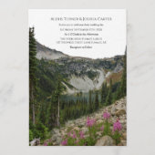 Mountain Wildflower Wedding Invitation 招待状 (正面)