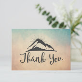 Mountain with Sunraysありがとう サンキューカード (スタンド正面)