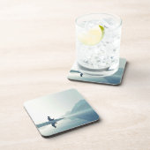 Mountain Zen Peaceful Meditation Design コースター (右側)