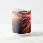 #MountainAdventure #SunriseMagic #NatureLovers #Ou コーヒーマグカップ (中央)
