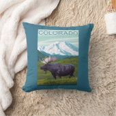 MountainColoradoのアメリカヘラジカ クッション (ブランケット)