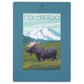 MountainColoradoのアメリカヘラジカ クリップボード (裏面)