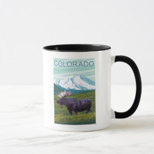 MountainColoradoのアメリカヘラジカ マグカップ