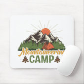 Mountaineering camp マウスパッド (マウス)