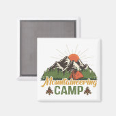 Mountaineering camp マグネット (正面/裏面)
