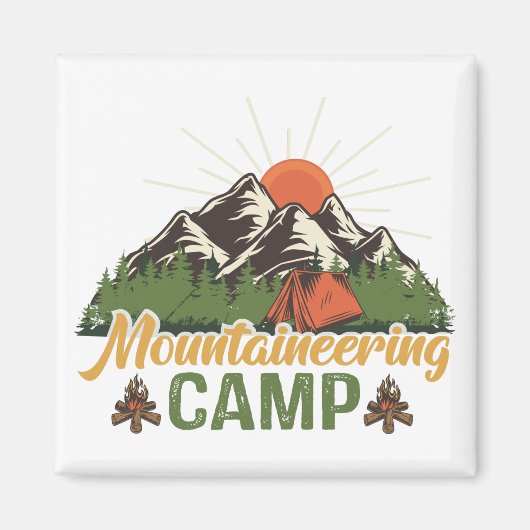Mountaineering camp マグネット (正面)