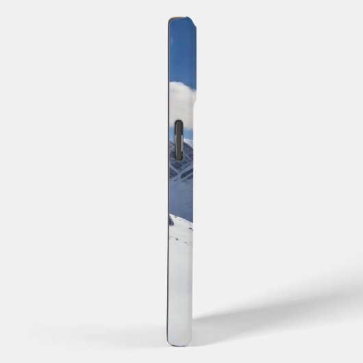 Mountaineering with Climber Silhouette and Mtns Case-Mate iPhoneケース (裏面 / 右)