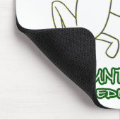 MountainFireメディアLeapingコヨーテデザイン#2 on a マウスパッド (コーナー)