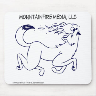 MountainFire Mediaロゴデザイン マウスパッド