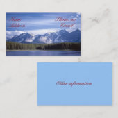 mountains湖 名刺 (正面/裏面)