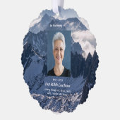 Mountains Alpine Memorial Keepsake オーナメントカード (左)