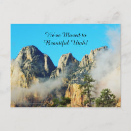 Mountains and Clouds Utah新しいアドレスのお知らせ 案内ポストカード