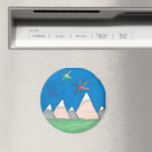 Mountains and Fireworks マグネット (インサイチュ (食洗機))