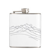 Mountains and moon フラスク (正面)