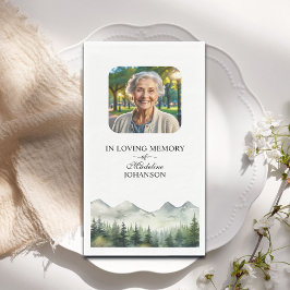 Mountains and Trees Celebration Of Life Funeral