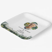 Mountains and Trees Celebration Of Life Funeral ペーパープレート (傾斜あり)