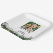 Mountains and Trees Celebration Of Life Funeral ペーパープレート (傾斜あり)