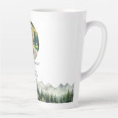 Mountains and Trees Celebration Of Life Keepsake カフェラテマグ (右)