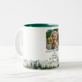 Mountains and Trees Celebration Of Life Keepsake ツートーンマグカップ (正面左)