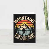 Mountains Aren't Just Funny They're Hill Areas Dad カード (正面)