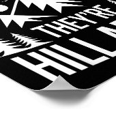 Mountains Aren't Just Funny They're Hill Areas Dad ポスター (角)