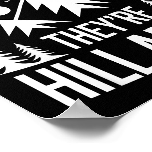 Mountains Aren't Just Funny They're Hill Areas Dad ポスター (角)