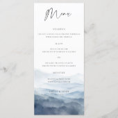 Mountains Blue Ridge Misty Modern Wedding  メニュー (正面)