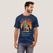 Mountains Dog Hiking Doggie Saying Gift For Dog Tシャツ (正面フル)