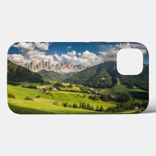 Mountains | Funes Valley, Dolomites, Italy Case-Mate iPhoneケース (裏面 (横))