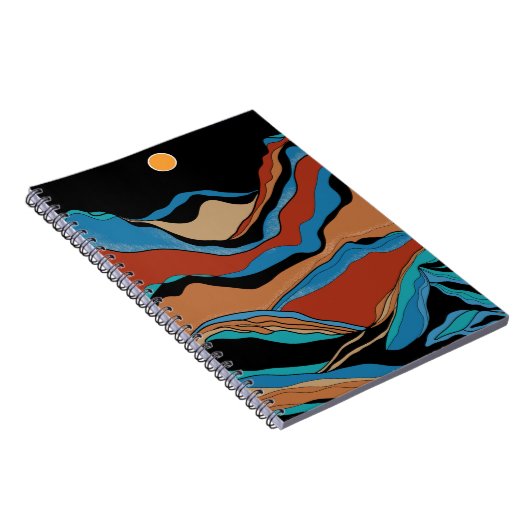 Mountains Geometric ノートブック (右側)