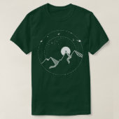 Mountains, hiking, space T-Shirt Tシャツ (デザイン正面)
