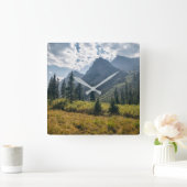 Mountains | Holy Cross Wilderness, Colorado スクエア壁時計 (ホーム)