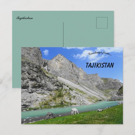 Mountains in Tajikistan ポストカード (正面/裏面)