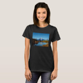 Mountains Lake Reflection Grand Teton National Par Tシャツ (正面フル)
