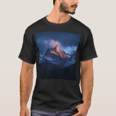Mountains Nature Landscape Mountains Wall Art Acti Tシャツ (正面)