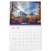 Mountains Of The World 2026 Calendar カレンダー (3月 2027)