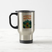 Mountains Over Meetings Travel Mug | Add Text/Name トラベルマグ (左)