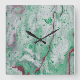 Mountains style. スクエア壁時計