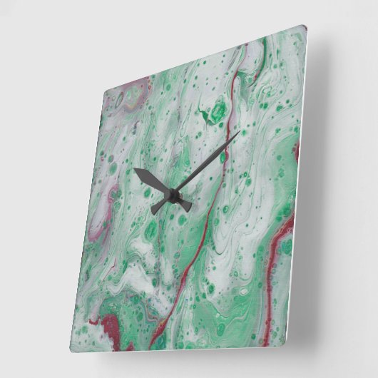 Mountains style. スクエア壁時計 (傾斜)