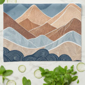 Mountains Sunset Beauty キッチンタオル (折り畳み)