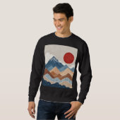 Mountains Sunset Beauty スウェットシャツ (正面フル)
