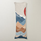 Mountains Sunset Beauty ボディピロー (正面縦)