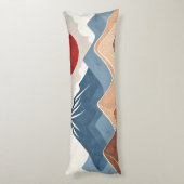 Mountains Sunset Beauty ボディピロー (裏面 (縦))