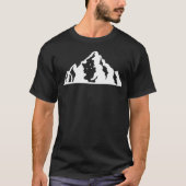 Mountains Tee 	 Hiking Shirt Mountain Shirt Mounta Tシャツ (正面)