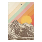 Mountainscape 1% pipe% Florent Bodart ミニクリップボード (裏面)