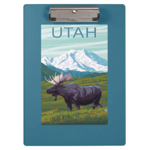 MountainUtahのアメリカヘラジカ クリップボード