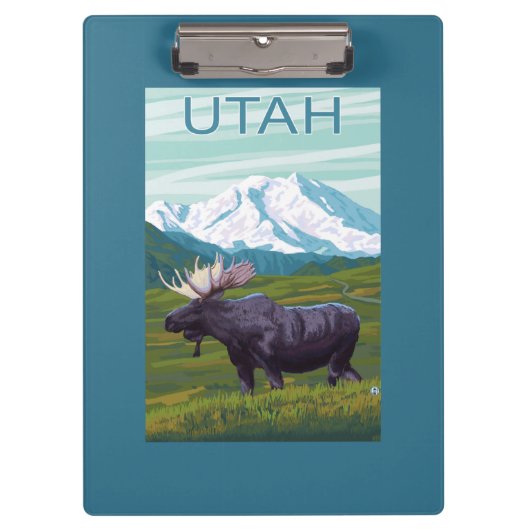 MountainUtahのアメリカヘラジカ クリップボード (正面)