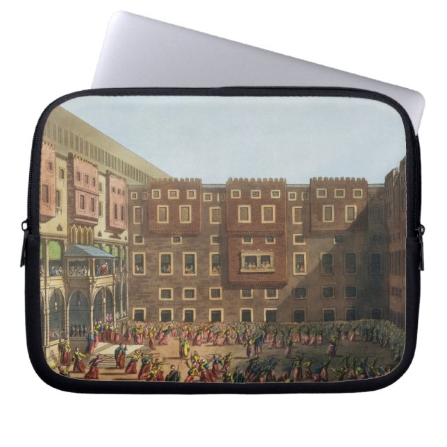 Mouradのベグの正方形で運動するMamelukes ラップトップスリーブ (正面)